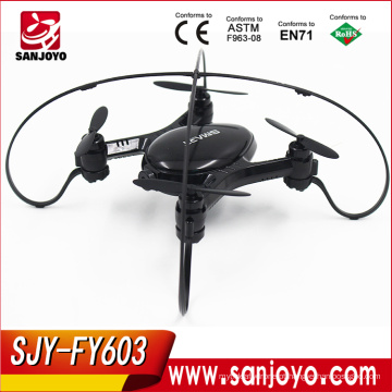 Wifi fpv 2.4ghz 4ch rc quadcopter zangão com 0.3MP wi-fi quadcopter zangão controle remoto FY-603